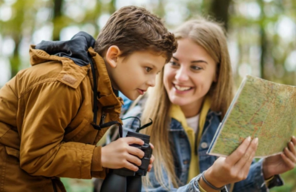 Gelegen dicht bij <br>de prachtige bossen